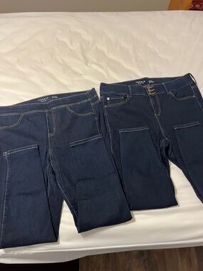 Torrid Dark Wash Skinny Jeans, Size 18 & 2 XL